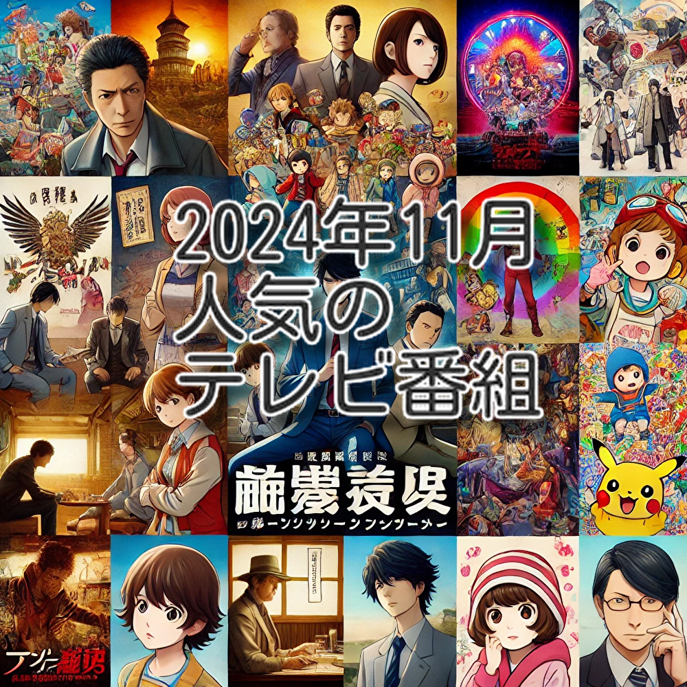 2024年11月 人気テレビ番組ランキング