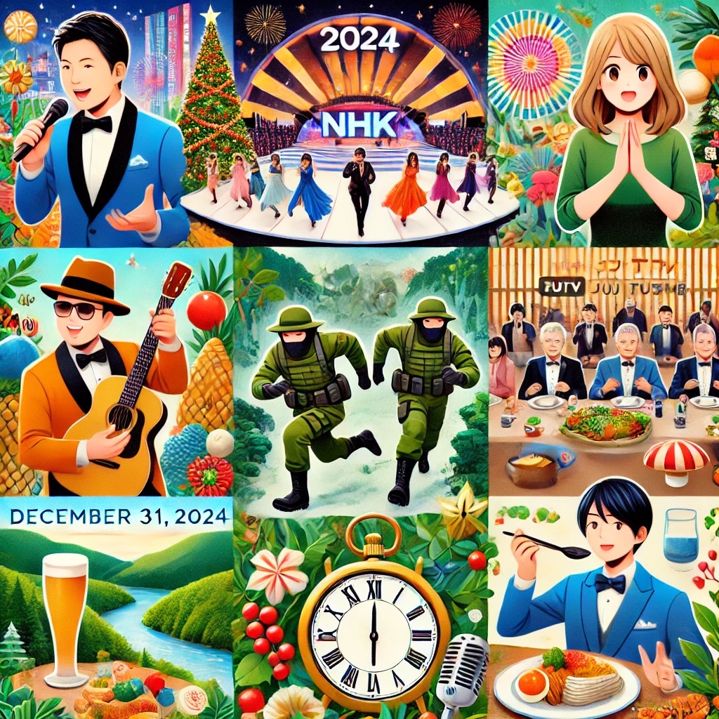 2024年12月年末の人気テレビ番組や特番