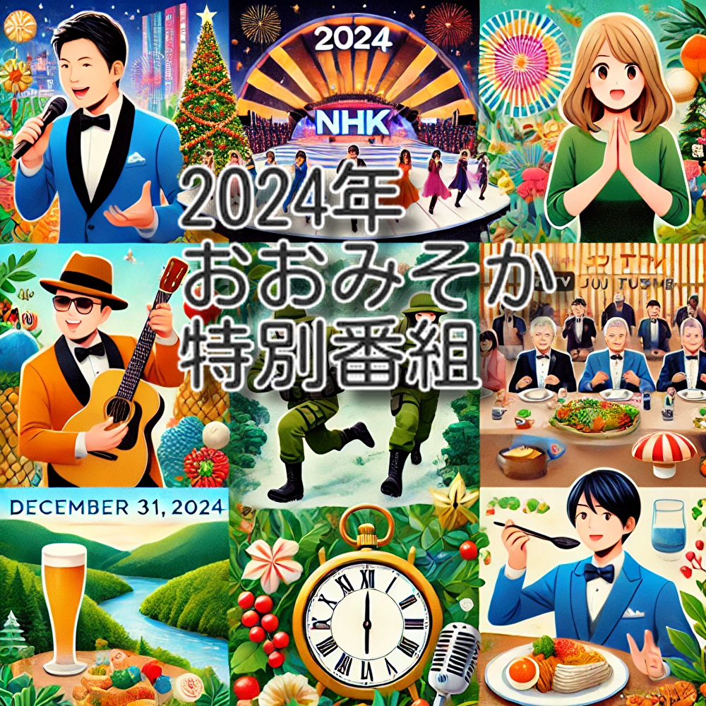 2024年おおみそか　テレビ特別番組